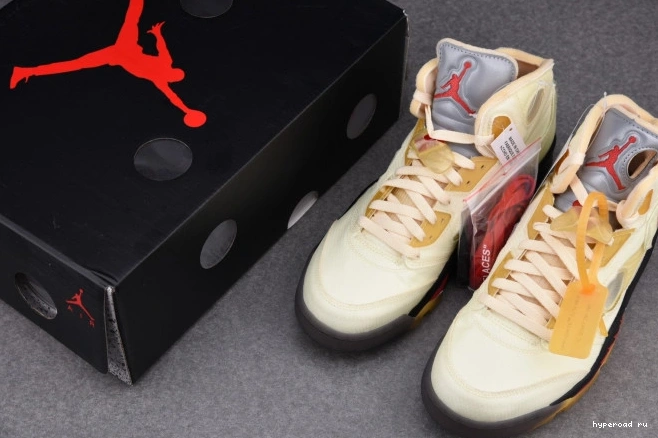 OFF-WHITE DH8565-100 Jordan Sail Retro 5 0807